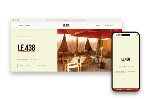 Photo de galerie - Création site internet pour un restaurant 