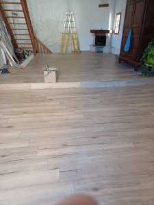 Photo de galerie - Pose de parquet - Revêtement de sol