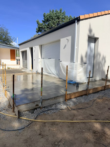 Photo de galerie - Terrasse extérieur en béton 