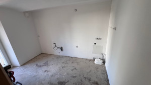 Photo de galerie - Cuisine IKEA avec pose de crédence en faïence avant la pose 