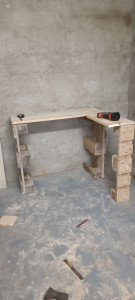 Photo de galerie - Bureau avec récup de palette 