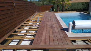 Photo de galerie - Terrasse bois exotique 