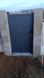 Photo de galerie - Pose d’un portillon 