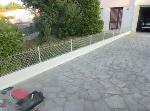 Photo de galerie - Peinture maçonnerie espace vert 