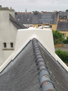 Photo de galerie - Etanchéité cheminée toiture
