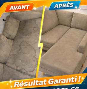 Photo de galerie - Nettoyage canapés 