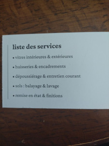 Photo de galerie - Liste des services 