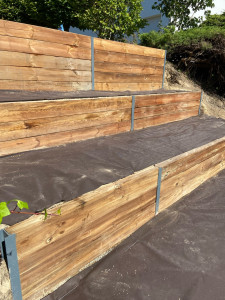 Photo de galerie - Aménagement d’un talus 