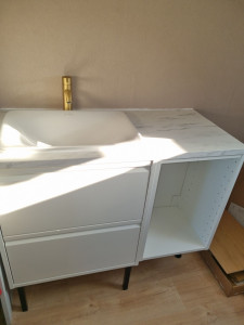 Photo de galerie - Création point d'eau dans une chambre 