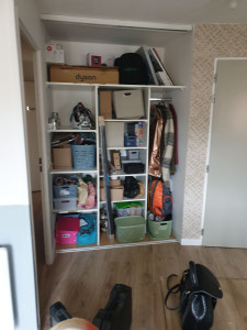 Photo de galerie - Avant la pose de portes et nouveaux rails coulissantes 