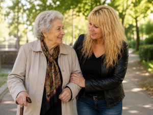 Photo de galerie - Un accompagnement avec bienveillance, écoute et bonne humeur. Je suis là pour apporter une présence rassurante et un peu de compagnie, dans le respect du rythme et des besoins de chacun