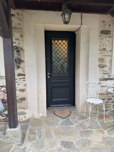 Photo de galerie - Porte d’entrée alu 
