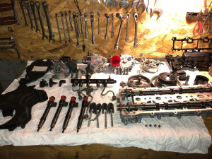 Photo de galerie - Remise en conformité du haut moteur, Ford modeo 2.0l tdci 2016 suit a une rupture de la courroie de distribution.