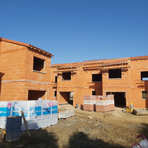Photo de galerie - Chantier à Dieupentale charpente et Couverture 1060m² 