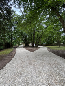 Photo de galerie - Création d’une allée en gravillon 