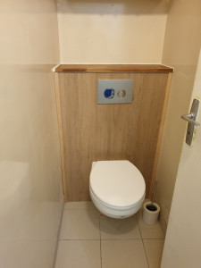 Photo de galerie - Installation WC suspendu 