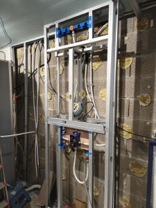 Photo de galerie - Installation douche encastrable