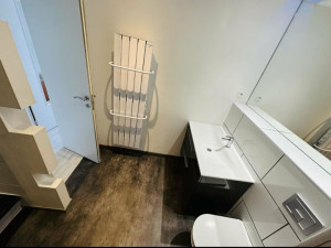 Photo de galerie - Nettoyage complet d’une salle de bain chez un particulier : détartrage, désinfection et remise à neuf des surfaces. Résultat propre et impeccable.