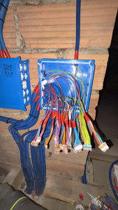 Photo de galerie - Câblage d’une boîte de dérivation pour extension d’une maison 