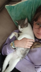 Photo de galerie - Moment calin avec ma petite dernière