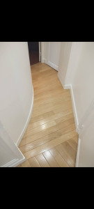 Photo de galerie - Rénovation parquet bois 
