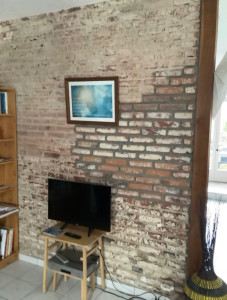 Photo de galerie - Joint de brique avant réalisation. 