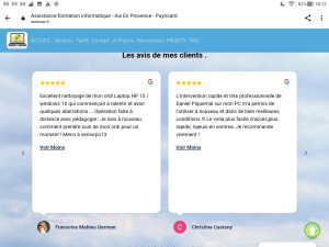 Photo de galerie - Exemple d'avis suite à une de mes interventions