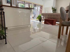 Photo de galerie - Salon carrelage 