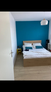 Photo de galerie - Pose du parquet, peinture et montage de meubles