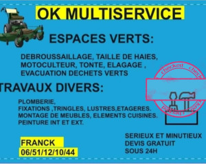 Photo de galerie - TRAVAUX DIVERS 