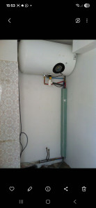 Photo de galerie - Pose cumulus vertical sans gabarit sur beton armé en place de l’ancienne VMC