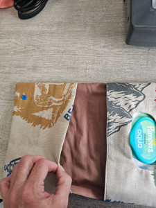 Photo de galerie - Range couche bébé et linguettes 