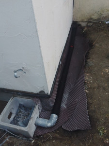 Photo de galerie - Préparation d'un drainage