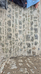 Photo de galerie - J’ai enduit les joint de pierre