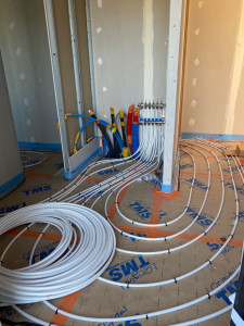 Photo de galerie - Pose de plancher chauffant 