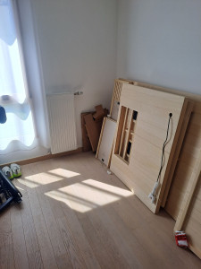 Photo de galerie - Montage sauna
