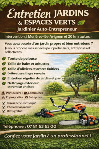 Photo de galerie - Debrouissaillages taille haie évacuation des  déchets verts.