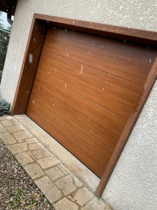 Photo de galerie - Pose porte de garage 