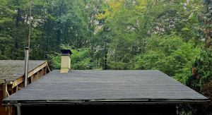 Photo de galerie - Réfection d'une toiture en schingle a moret sur loing