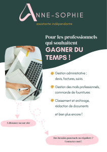 Photo de galerie - Je vous présente mon flyer professionnel