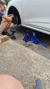 Photo de galerie - Changement de disque et plaquette clio 4 rs trophy