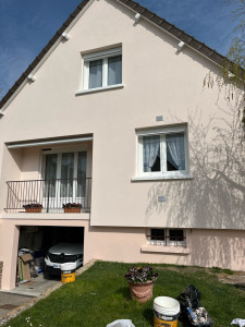 Photo de galerie - Isolation extérieur, Peinture sous bassement 