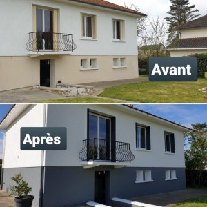 Photo de galerie - Peinture complète d’une façade 