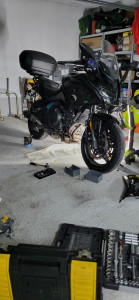 Photo de galerie - Remplacement de la pompe à eau et du carlorstat 