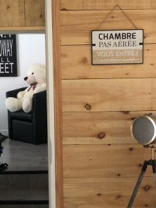 Photo de galerie - Création mur en bois