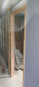 Photo de galerie - Réalisation pose de placo et placo double peau 