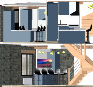 Photo de galerie - Extrait d'un plan réaliser pour un particulier près de Dieppe