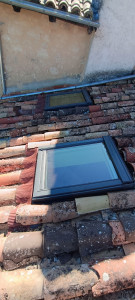 Photo de galerie - Pose de Velux 