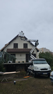 Photo de galerie - Mise en peinture des rive de toit 