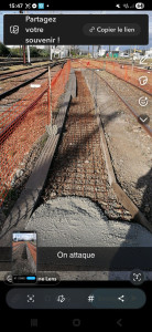 Photo de galerie - Coffrage ferraillage dalle 